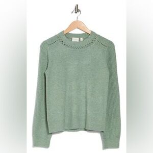CYRUS | Eucalyptus Sage Crew Neck Sweater